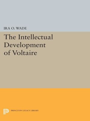 cover image of Intellectual Development of Voltaire